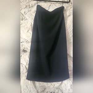 Jones New York Size 12 P Classic Black Pencil Skirt
